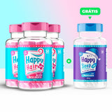 Happy Hair 3 Potes + 1 Melatonina Grátis
